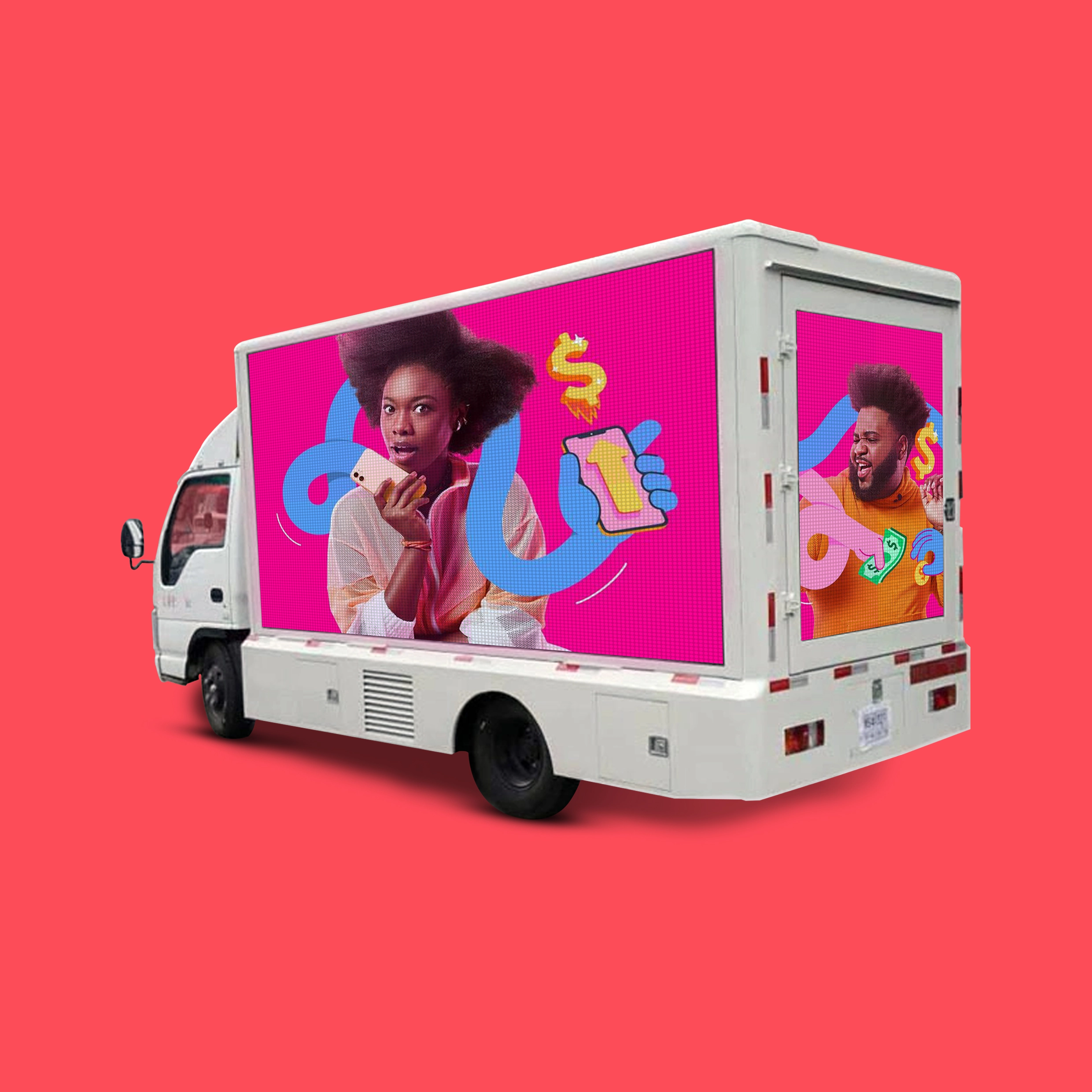 DISPLAY SCREEN TRUCK