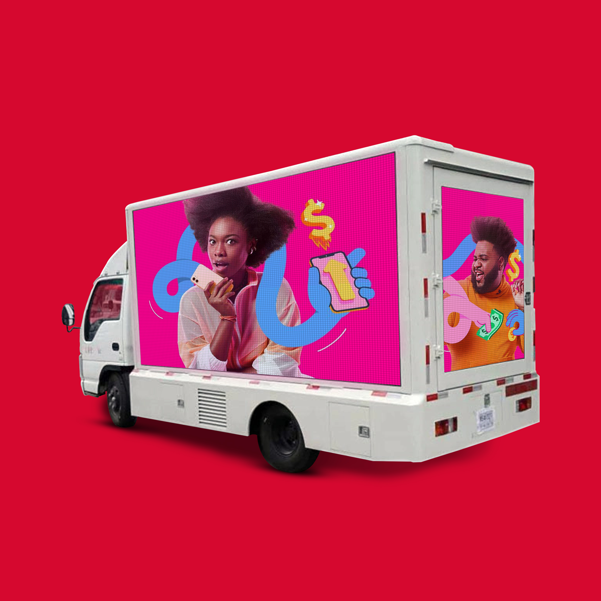 DISPLAY SCREEN TRUCK